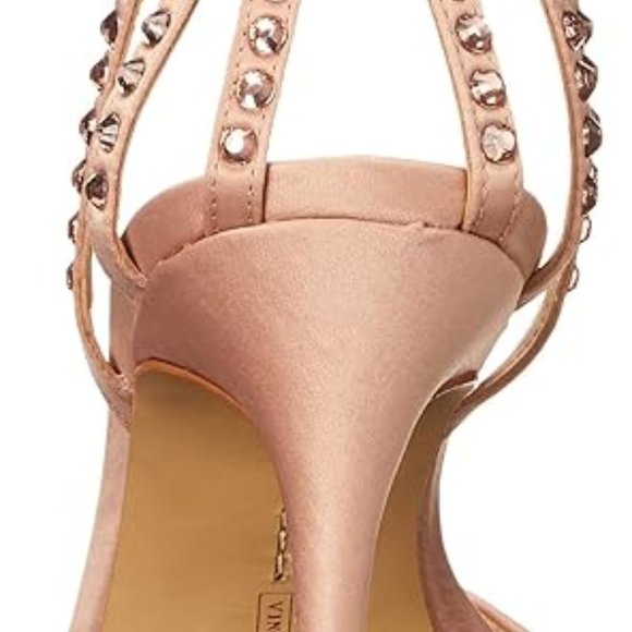 Vince Camuto (Daphery High Heel Dress Heeled Sandal) Rose Gold - Picture 3 of 6